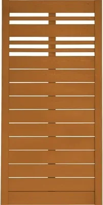 Produktbild von Zaun Teilelement Konsta Reddy 90 x 180 cm kirschbaumoptik
