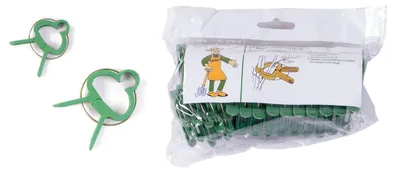 Image de Lot de 20 pinces pour plantes, 10 grandes et 10 petites, en plastique résistant