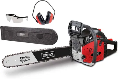 Zdjęcie produktu dla Piła łańcuchowa spalinowa Scheppach BKS 5300 S, moc 2 kW, długość prowadnicy 46 cm