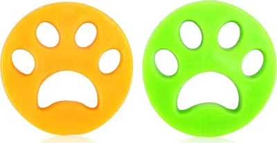 Immagine prodotto di INF Rimuovi pelo per abbigliamento - rimuove i peli di cane/gatto Verde/Giallo Confezione da 2