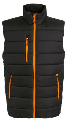 Produktbild von Regatta - "Navigate" Weste für Herren LT237 (L) (Schwarz/Orangenpop)