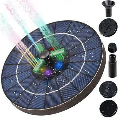 Obrázok produktu pre GOTEL Plávajúca solárna fontána s RGB LED osvetlením GOT Q33B