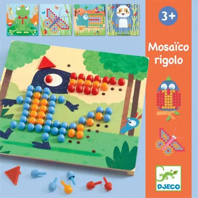 Image de Jeu éducatif Mosaïque rigolo, Djeco