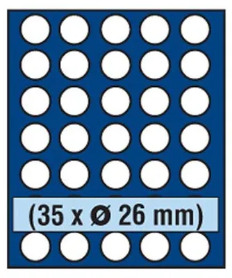 Produktbild von Münzenbox NOVA Exquisite, für 35 St. Münzen Format 2 Euro