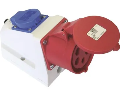Immagine prodotto di Presa a muro CSN 5x16A, rosso