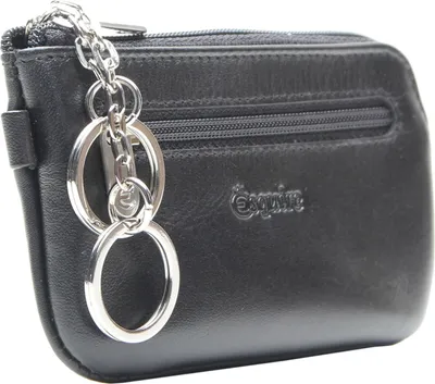 Produktbild von Esquire Schlüsselmäppchen New Silk Key Case Black schwarz