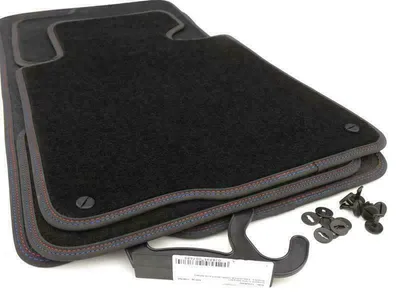 Produktbild von NEU M3 Fußmatten BMW E46  Automatten Velour Doppelnaht Tuning