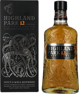 Image de Highland Park 12 Years Old VIKING HONOUR 40% Vol. 0,7l en boîte cadeau