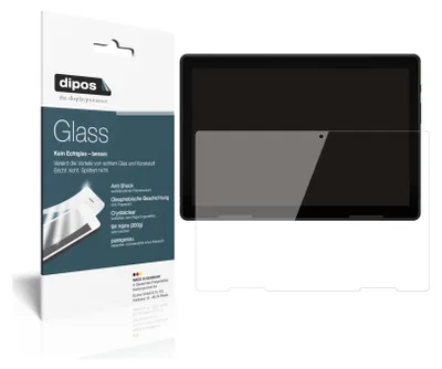 Produktbild von 2x Schutzfolie für Medion Lifetab E10802 - Anti-Shock 9H Folie dipos Glass Kunststoffglas