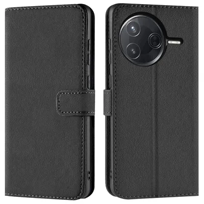 Produktbild von Conie Klapp Tasche für Xiaomi Poco F7 Pro Kartenfach Rundumschutz Hülle in Schwarz