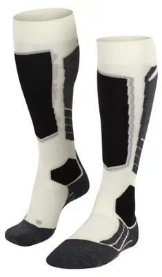 Productafbeelding van FALKE SK2 wollen ski sokken voor dames, kleur offwhite, maat 41-42