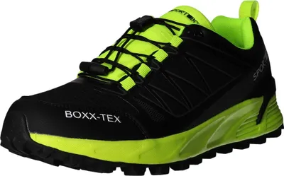 Produktbild von Trekkinghalbschuh aus Textil/Kunstleder wasserabweisend atmungsaktiv mit Zugband Schwarz