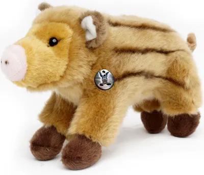 Produktbild von Frischling Kuscheltier Wildschwein Baby stehend 20 cm Plüschtier BORSTI