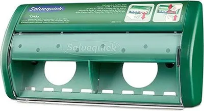 Produktbild von "Cederroth" Salvequick, Pflasterspender 11,4 cm x 22,6 cm x 5,4 cm grün "leer"