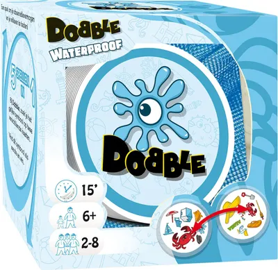Produktbild von Asmodee Dobble Beach Kartenspiel - wasserdichtes Strandspiel für Urlaub