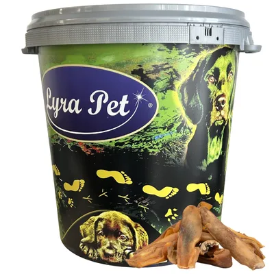 Produktbild von 5 kg Lyra Pet® Rinderkopfhaut goldbraun, dunkel in 30 L Tonne