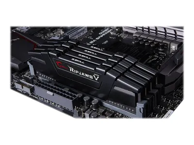 Zdjęcie produktu dla G.Skill Ripjaws V F4-2666C19Q-128GVK, 128 GB, 4 x 32 GB, DDR4, 2666 MHz