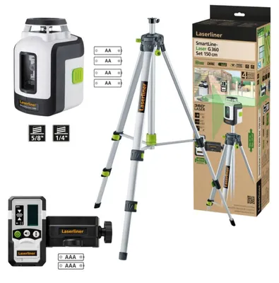 Obrázok produktu pre Laserliner 081.118E, 30 m, 0,3 mm/m, 4°, 515 nm, 515 nm (< 1 mW), Rotačný