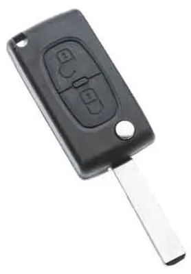 Obrázek produktu pro Kryt pro klíče od auta CITROËN/PEUGEOT „HU83ARS2“ se 2 tlačítky