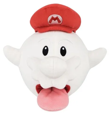 Image de Poupée en peluche Super Mario, personnage Boo, Mario, 21 cm