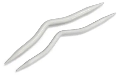 Produktbild von PRYM Zopfmusternadeln, Aluminium, Länge 140 mm, Ø 6,00 / 8,00 mm, grau