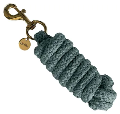 Produktbild von Kieffer Führstrick Satin Shine, Farbe:mint-mit Messing-Beschlägen, Größe:mit Karabiner