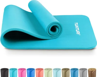 Produktbild von Tunturi Fitnessmat NBR, Turquoise, No bag