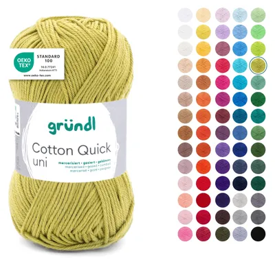 Productafbeelding van Gründl katoenen garen, Baumwolle Quick, uni kleur