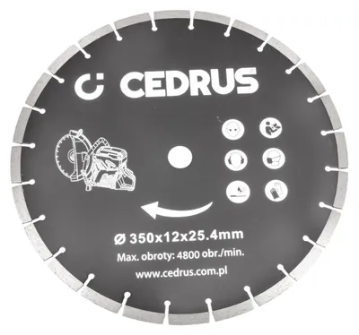 Zdjęcie produktu dla Tarcza tnąca Cedrus Przecinarka CEDPC350 720149