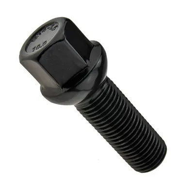 Immagine prodotto di Bullone ruota M14x1,5, lunghezza filettatura: 35 mm, collare sferico, SW17, nero