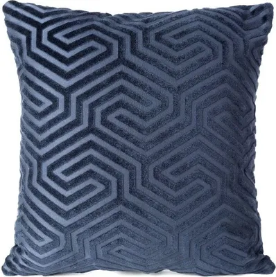 Produktbild von Pierre Dekorativer Kissenbezug Sofakissen INGA 40x40 cm  dunkelblau