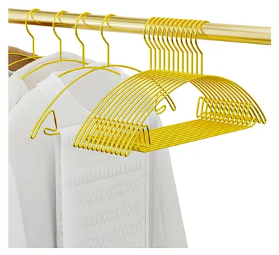 Produktbild von Goldener Metall-Kleiderbügel Kleiderhaken