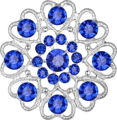 Produktbild von Brosche für Frauen, hohle Blumenform, Strass-Dekor, rutschfest, für Schultertasche, Anzug, Mantel, Kragen, Hut, Kleidung, Pin, Party, Abschlussball, Braut, Hochzeit, Kleidungsstück, Schmuck