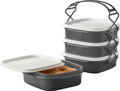 Obrázek produktu pro Herzberg 4vrstvý Tetra Lunch Box
