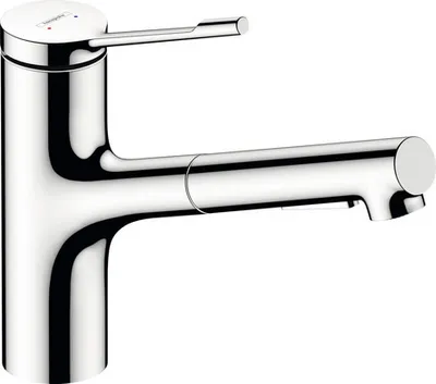 Produktbild von hansgrohe Küchenarmatur mit Handbrause ZESIS LEAN M34 chrom 74814000