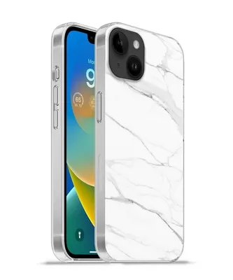 Produktbild von MuchoWow® Handyhülle Schutzhülle Hülle für Apple iPhone 14 Plus - Soft case Marmor - Weiß - Linie - Muster - Luxus - Marmoroptik Silikon Softcase Handy Hülle - Abbildung