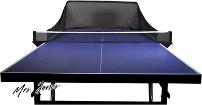 Produktbild von "iPong TT Buddy: Tischtennisnetz zur Ballaufnahme für Tischtennisroboter – schwarzes Auffangnetz für Tischtennisbälle – Zubehör für das Tischtennistraining."