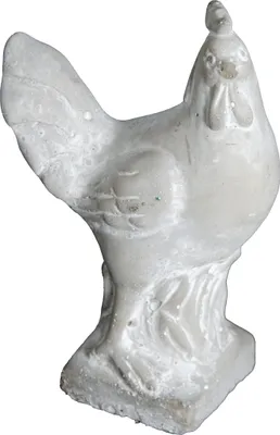 Produktbild von Dekorative Hahn Dekofigur aus Zement H 14 cm
