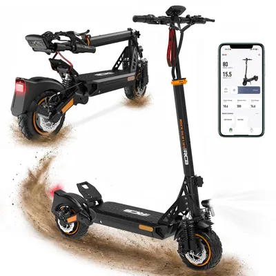 Produktbild von RCB D5 Pro Elektroroller,E-Scooter mit Straßenzulassung (ABE),120-140KM Reichweite,27 Ah Batterie,500W Motor, 10" Vollreifen,Doppelter Stoßdämpfung
