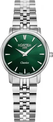 Produktbild von Roamer Armbanduhr Classico Ladies Green  - Silver