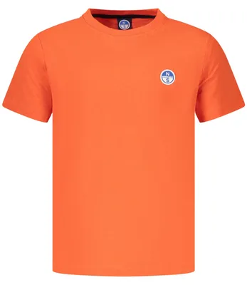 Immagine prodotto di Maglietta per bambini arancione con logo - Rispettosa dell'oceano ed elegante