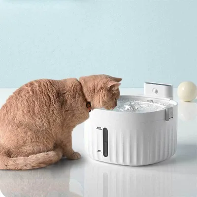 Produktbild von Katzenbrunnen Katzen Trinkbrunnen kabellos mit Sensor