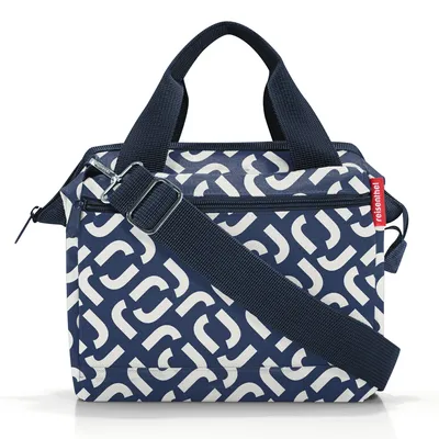 Produktbild von Reisenthel allrounder cross, Frau, Schultertasche, Reißverschluss, Blau, Weiß, Muster, Blau