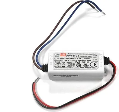 Immagine prodotto di Alimentatore switching Mean Well - 1 uscita - 8 W - 24 V