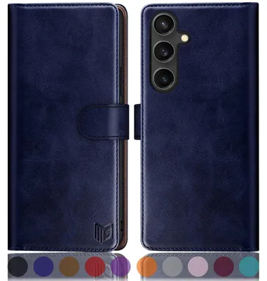 Imagen del producto de Funda tipo libro de poliuretano (PU) con protección RFID para Samsung Galaxy S25 Plus