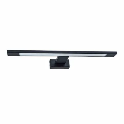 Zdjęcie produktu dla Kinkiet LED SHINE czarno-biały 7W Neutralna biel 490lm metal wym:4x40x12cm IP44 Milagro