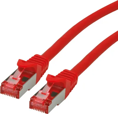 Produktbild von ROLINE Patchkabel Cat.6 S/FTP (PiMF), Component Level, LSOH, rot, 3 m
