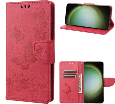Immagine prodotto di Custodia König Design compatibile con la custodia in Pelle finta per cellulare - Custodia per cellulare rossa
