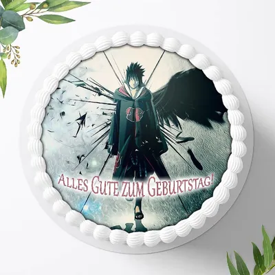 Produktbild von Für die Geburtstags Torte ein Tortenaufleger, Zuckerbild mit dem Motiv: Anime Manga, Essbares Foto für Torten, Fondant, Ø 20cm, 0314c