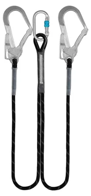 Halbstatisches Verbindungsseil 11 mm, 1,8 m, mit 2 Karabinerhaken